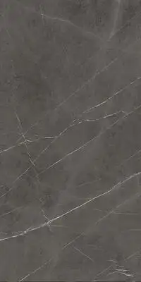 Image of installed Panoramic Porcelain Surfaces Sunstone Grey Porcelain countertops