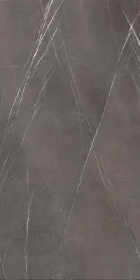 Image of installed Panoramic Porcelain Surfaces Sunstone Grey Porcelain countertops