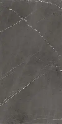 Image of installed Panoramic Porcelain Surfaces Sunstone Grey Porcelain countertops