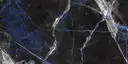 Closeup image of Panoramic Porcelain Surfaces Imperial Status Black Porcelain countertop slab