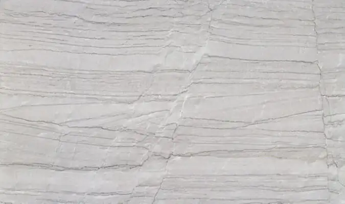 Image of installed Pegasus White Grey Quartzite countertops