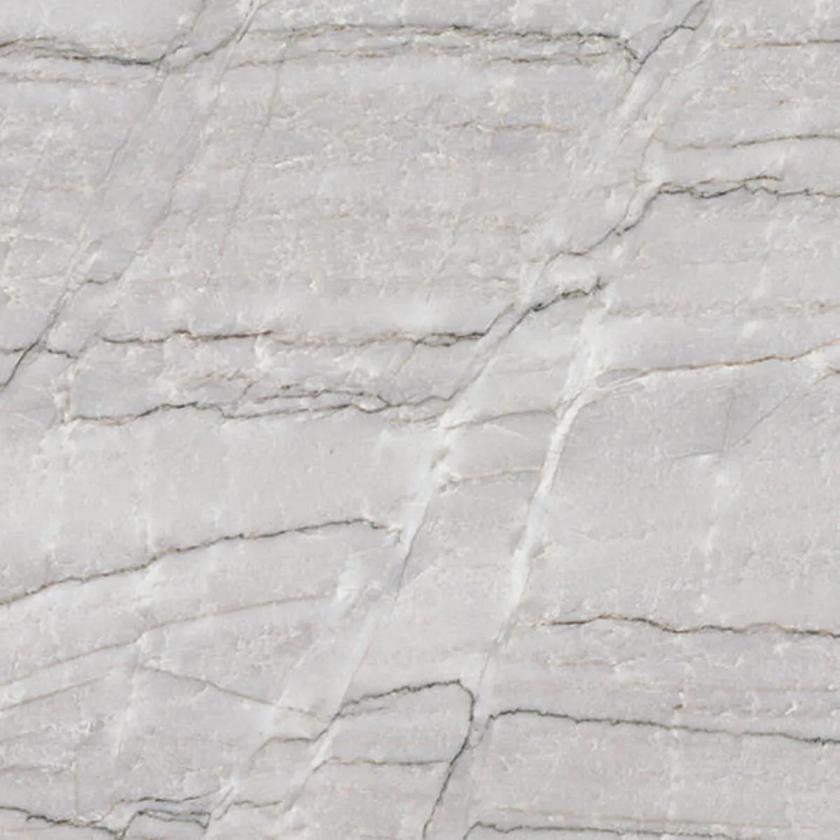 Image of installed Pegasus White Grey Quartzite countertops