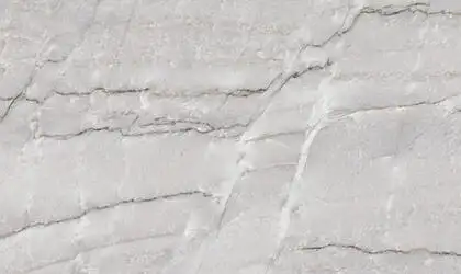 Image of installed Pegasus White Grey Quartzite countertops