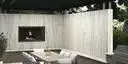 Image of installed Pegasus White Grey Quartzite countertops