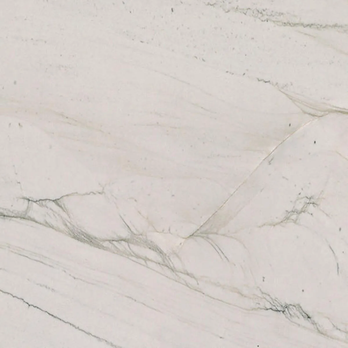 Closeup image of Mont Blanc White Quartzite countertop slab
