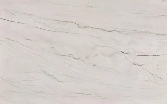 Image of installed Mont Blanc White Quartzite countertops
