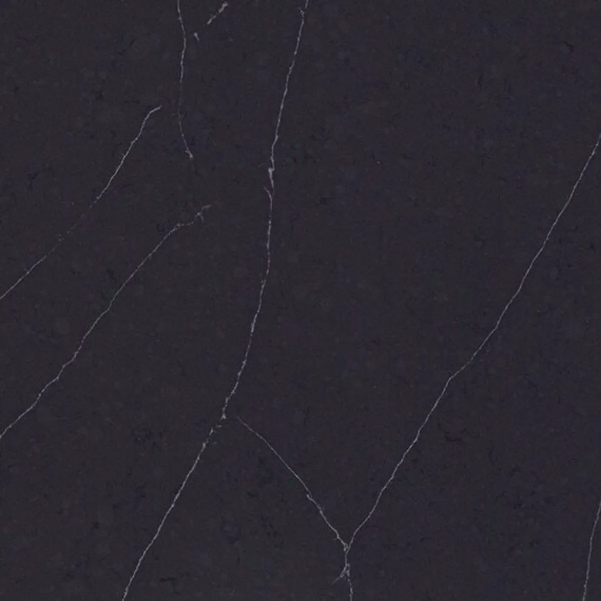 Image of installed ONE Quartz Surfaces Broadway Black Black Quartz countertops
