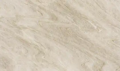 Image of installed Taj Mahal Cream Quartzite countertops