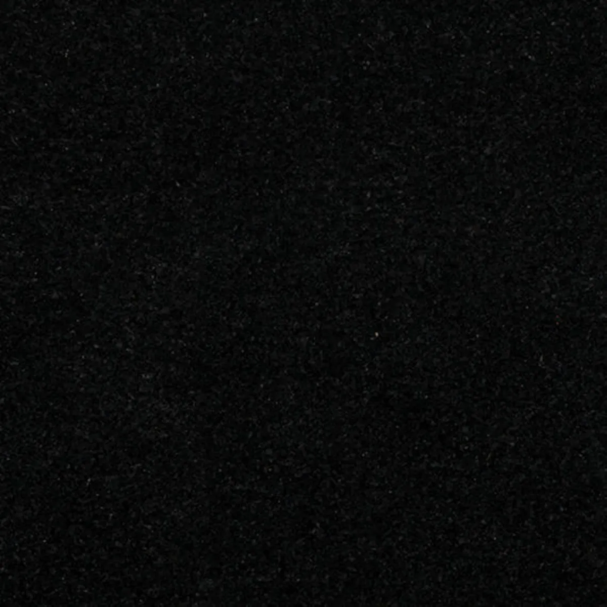Image of installed Black Pearl Black Granite countertops