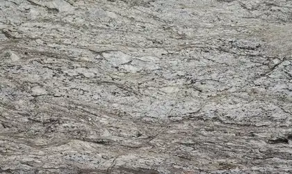 Closeup image of Blue Dunes Grey Granite countertop slab