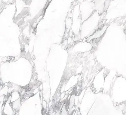 Closeup image of Infinity Calacatta Magnificent Vein Tech White Porcelain countertop slab