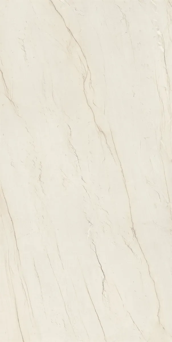 Closeup image of Infinity Calacatta Brasile Cream Porcelain countertop slab