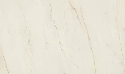 Closeup image of Infinity Calacatta Brasile Cream Porcelain countertop slab