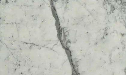 Closeup image of Statuario White Marble countertop slab
