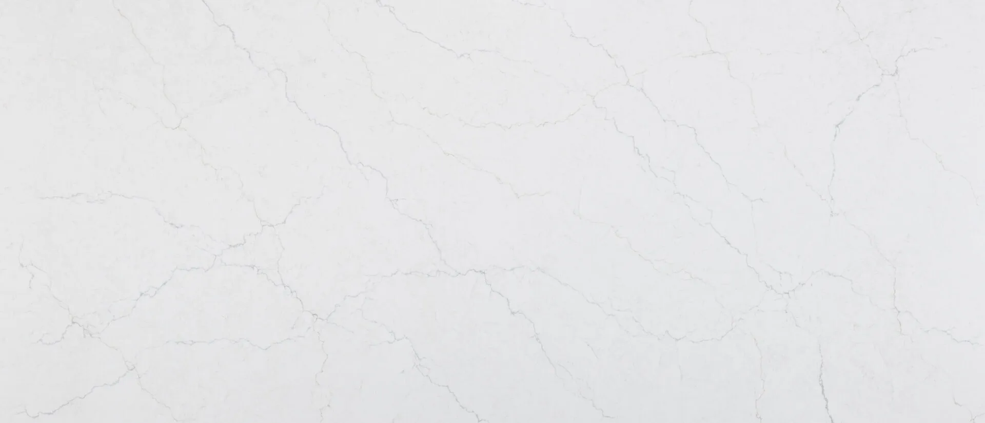 Closeup image of Q Quartz Calacatta Miraggio Duo Honed White Quartz countertop slab