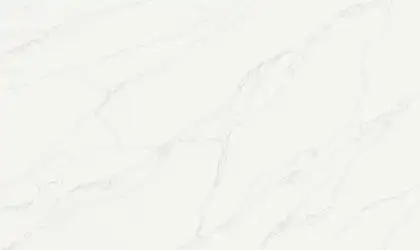 Image of Q Quartz Calacatta Rivessa White Quartz countertop slab