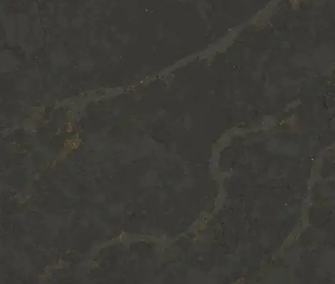 Closeup image of Silestone Bohemian Flame Brown Quartz countertop slab