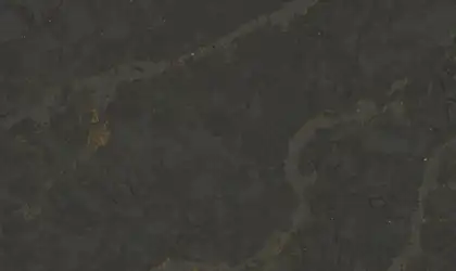 Closeup image of Silestone Bohemian Flame Brown Quartz countertop slab