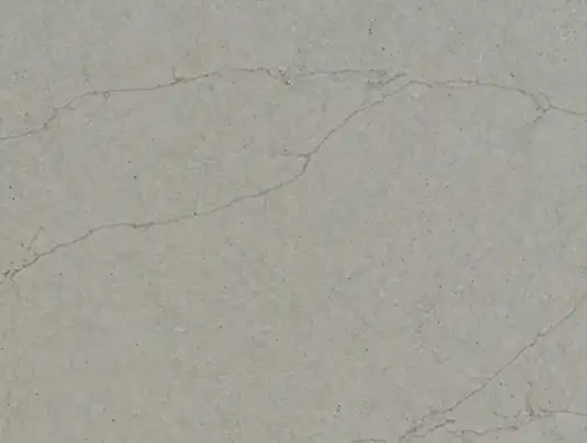 Closeup image of Daltile Noble Grey Grey Quartz countertop slab