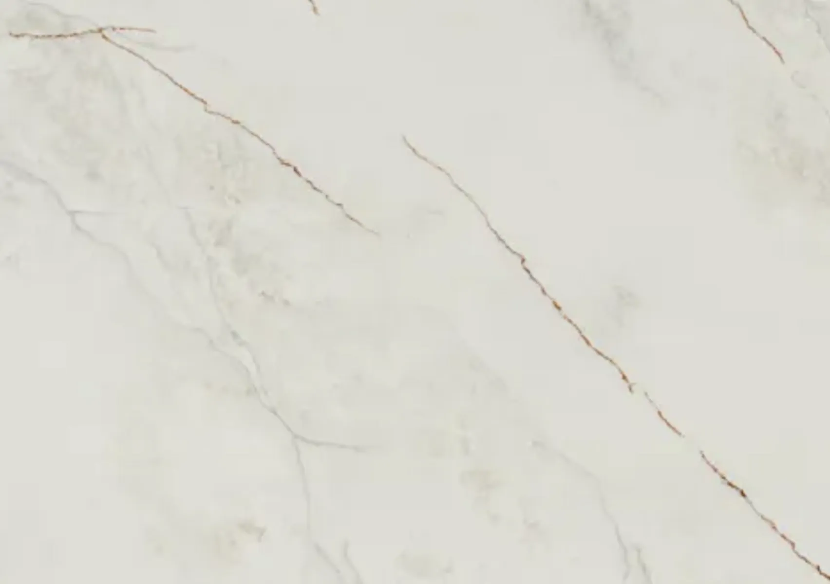 Closeup image of Della Terra Cortona Gold White Quartz countertop slab