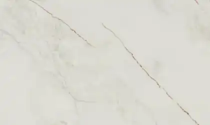 Closeup image of Della Terra Cortona Gold White Quartz countertop slab