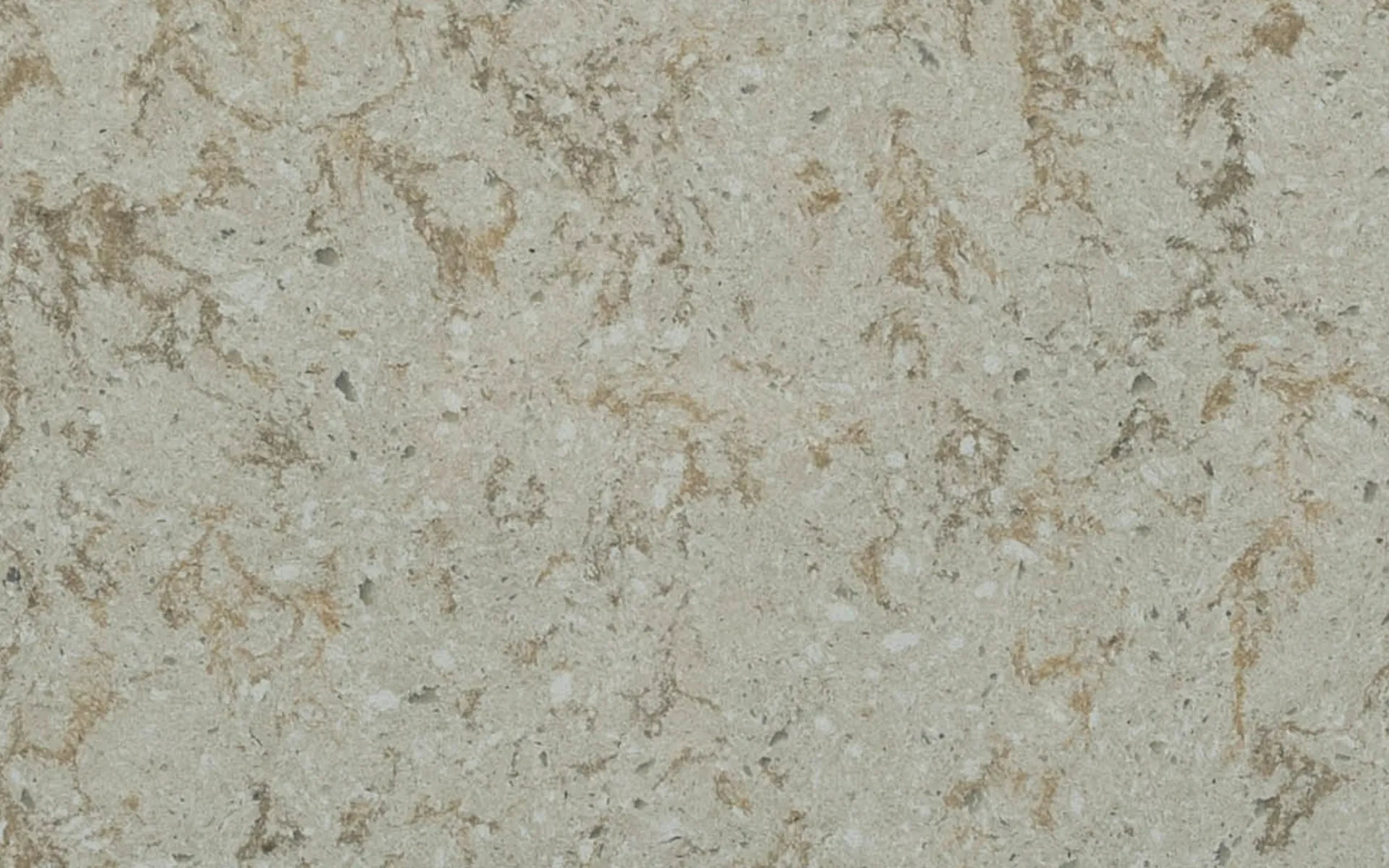 Closeup image of Vicostone Florence Gold Cream Quartz countertop slab