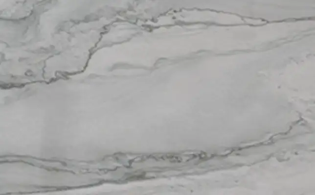 Closeup image of Glacier Wave Grey Quartzite countertop slab
