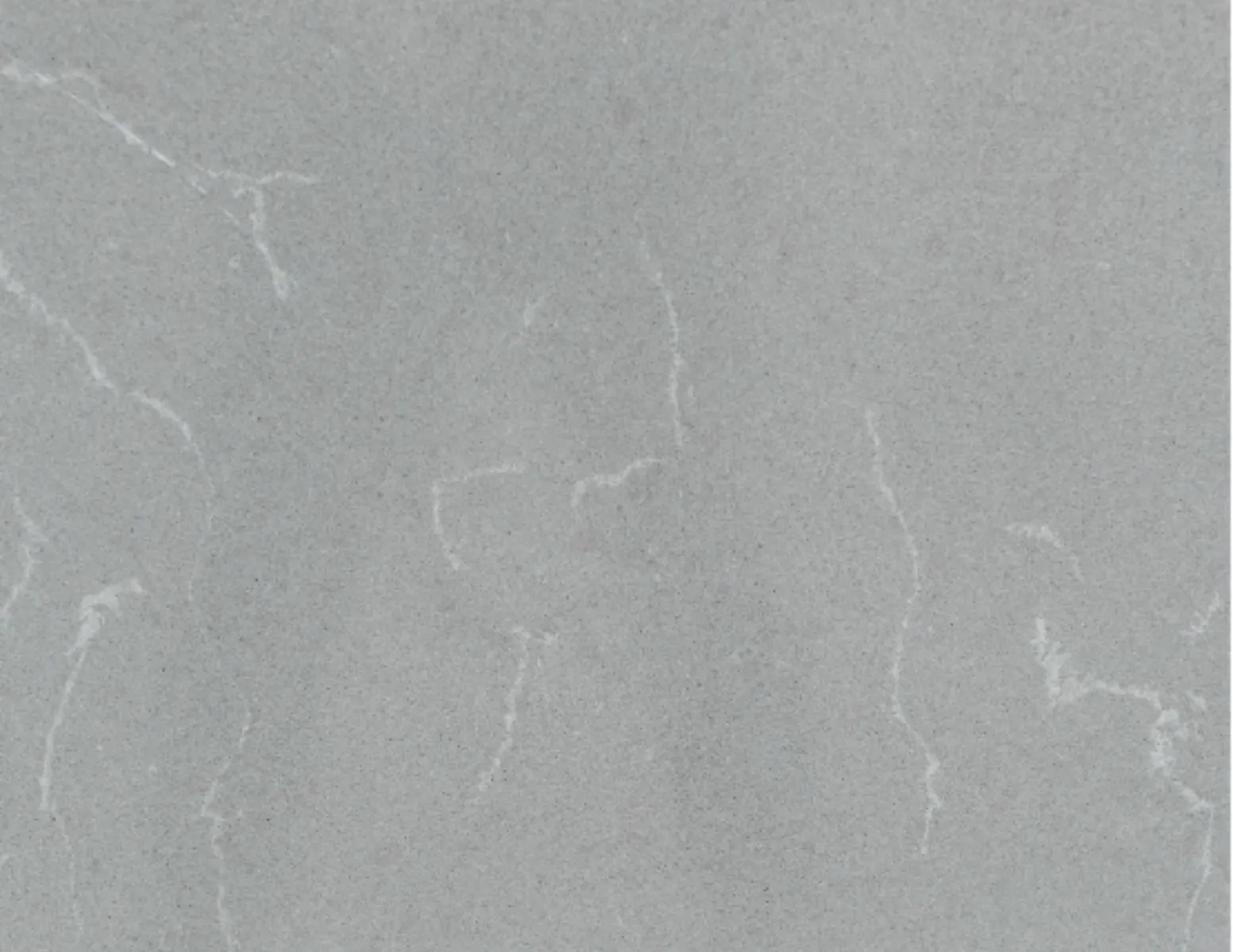 Closeup image of Vicostone Grey Savoie Grey Quartz countertop slab