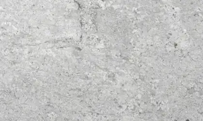Closeup image of Absolute White Grey Granite countertop slab Stone Countertop