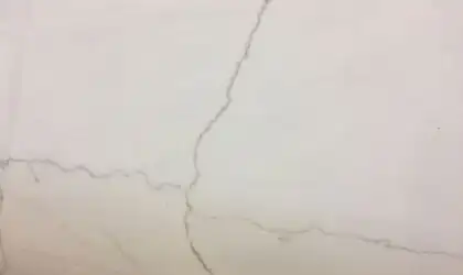 Closeup image of Calacatta Lincoln White Marble countertop slab Stone Countertop