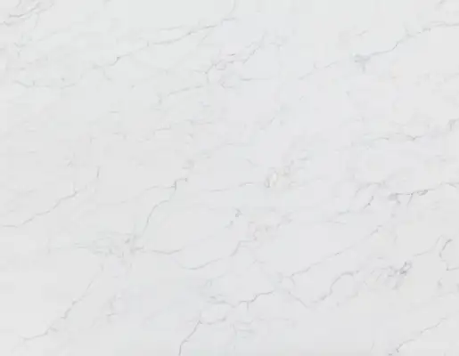 Closeup image of Byzantine White Quartz countertop slab