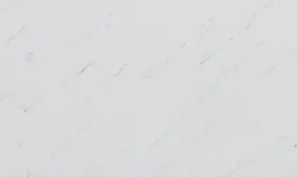 Closeup image of Olympus White Quartz countertop slab