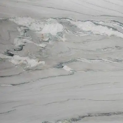 Closeup image of Macaubus Fantasy Grey Quartzite countertop slab