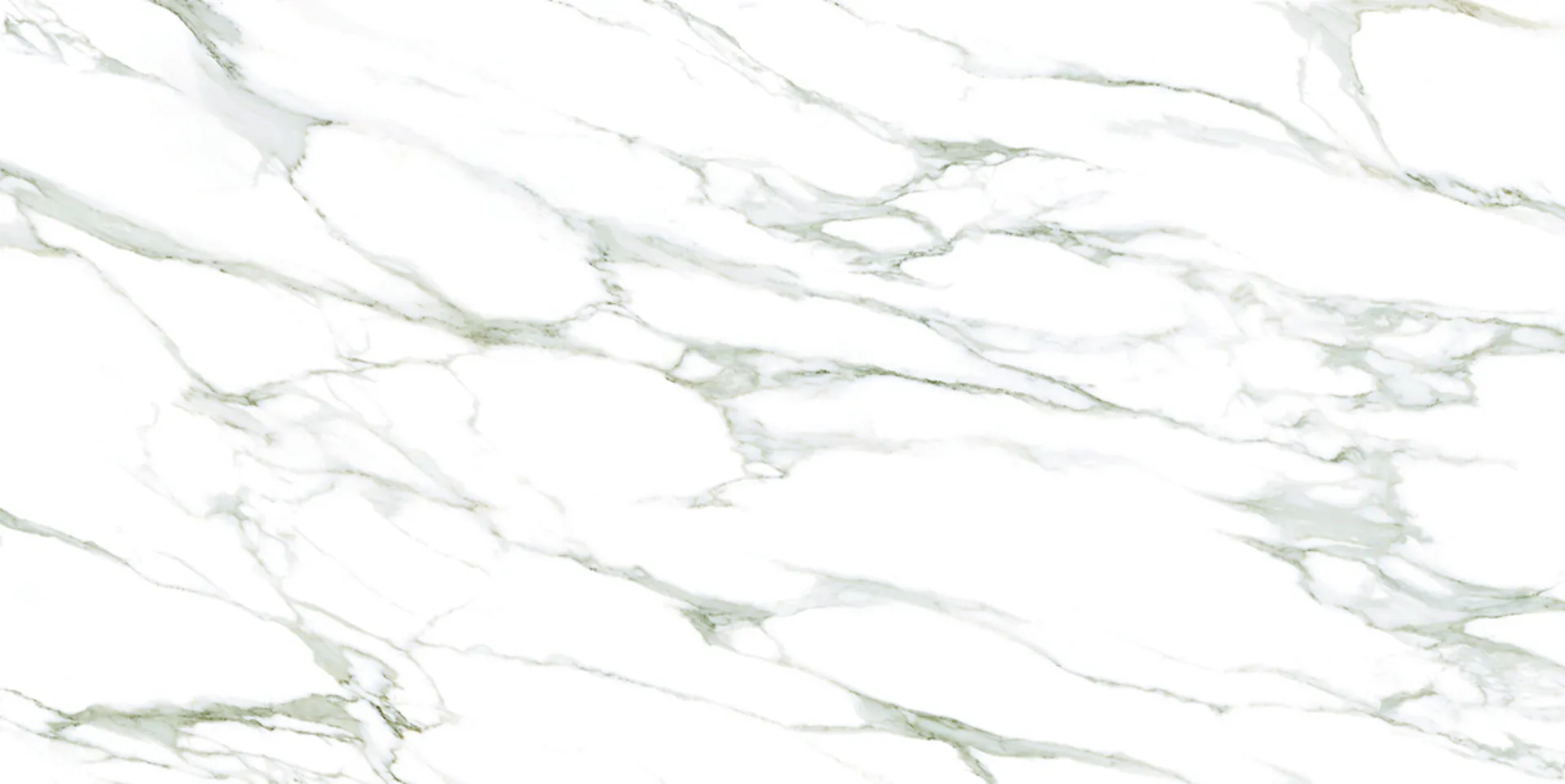 Closeup image of Stratus Porcelain Calacatta Michelangelo Oro White Porcelain countertop slab