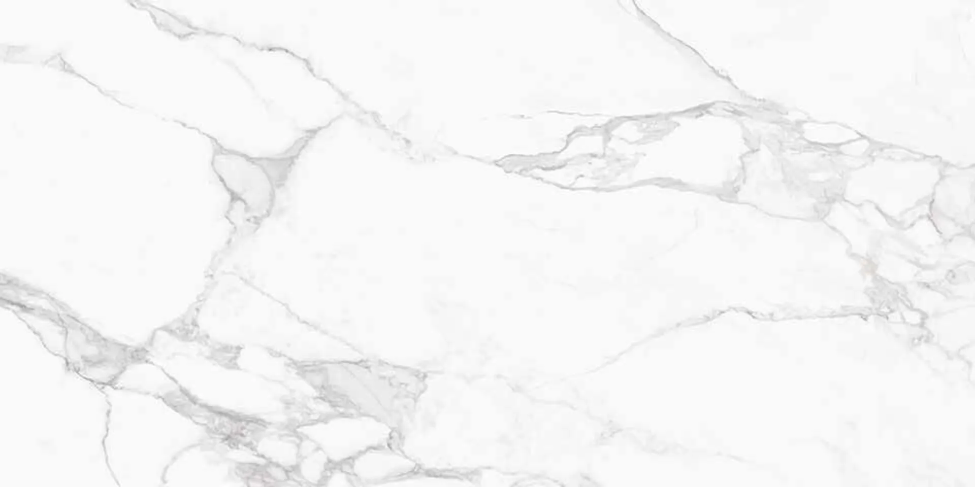 Closeup image of Stratus Porcelain Calacatta Royal White Porcelain countertop slab