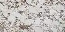 Closeup image of Stratus Porcelain Calacatta Viola White Porcelain countertop slab