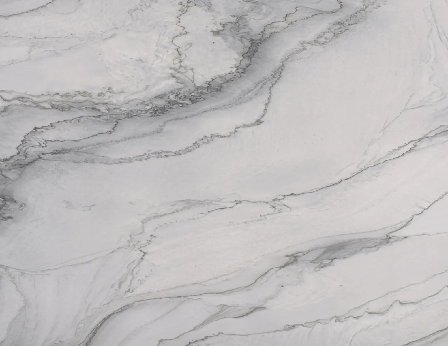Closeup image of Statuario Quartzite Grey Quartzite countertop slab