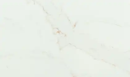 Closeup image of Vicostone Calacatta Caldia White Quartz countertop slab Stone Countertop
