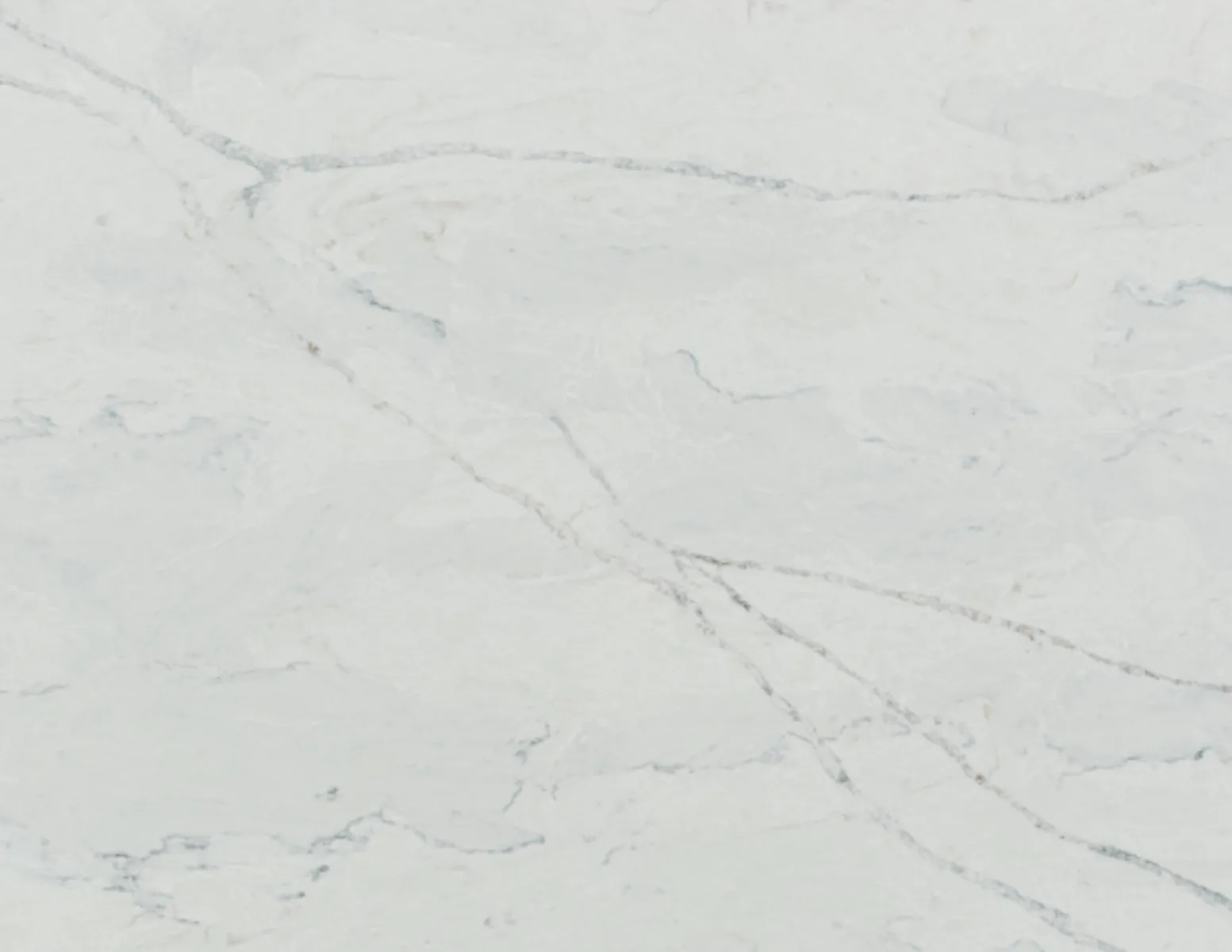 Closeup image of Vicostone Marino White Quartz countertop slab