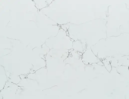 Closeup image of Vicostone Misterio White Quartz countertop slab