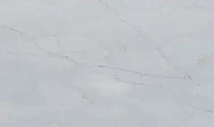 Closeup image of Vicostone Tyrol White Quartz countertop slab Stone Countertop