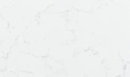 Closeup image of Vicostone Valley White White Quartz countertop slab Stone Countertop