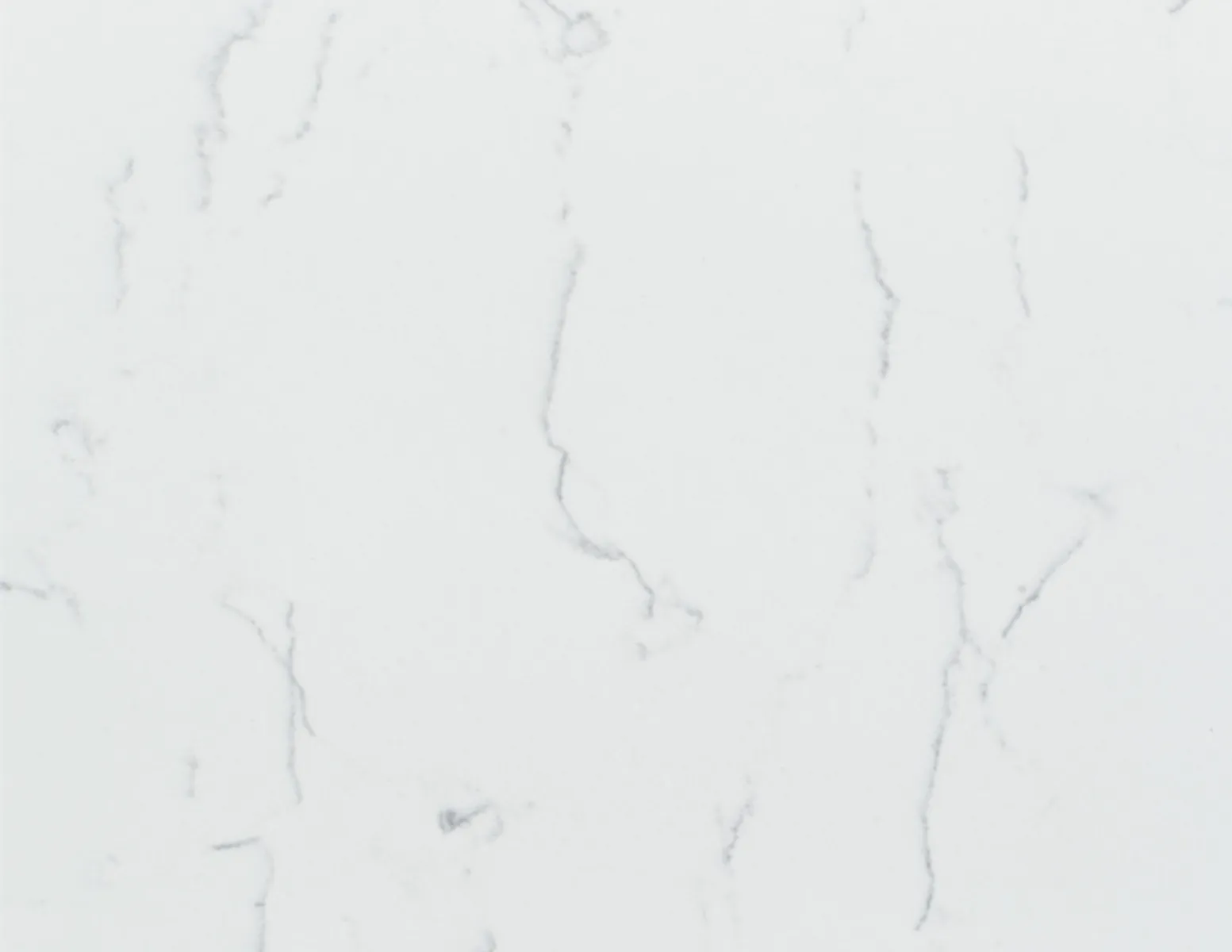 Closeup image of Vicostone Ventisca White Quartz countertop slab
