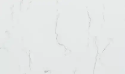 Closeup image of Vicostone Ventisca White Quartz countertop slab Stone Countertop