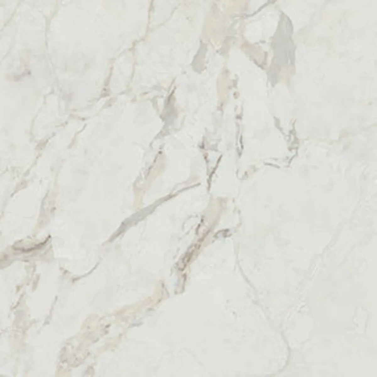 Closeup image of Q Quartz Calacatta Aravine White Quartz countertop slab