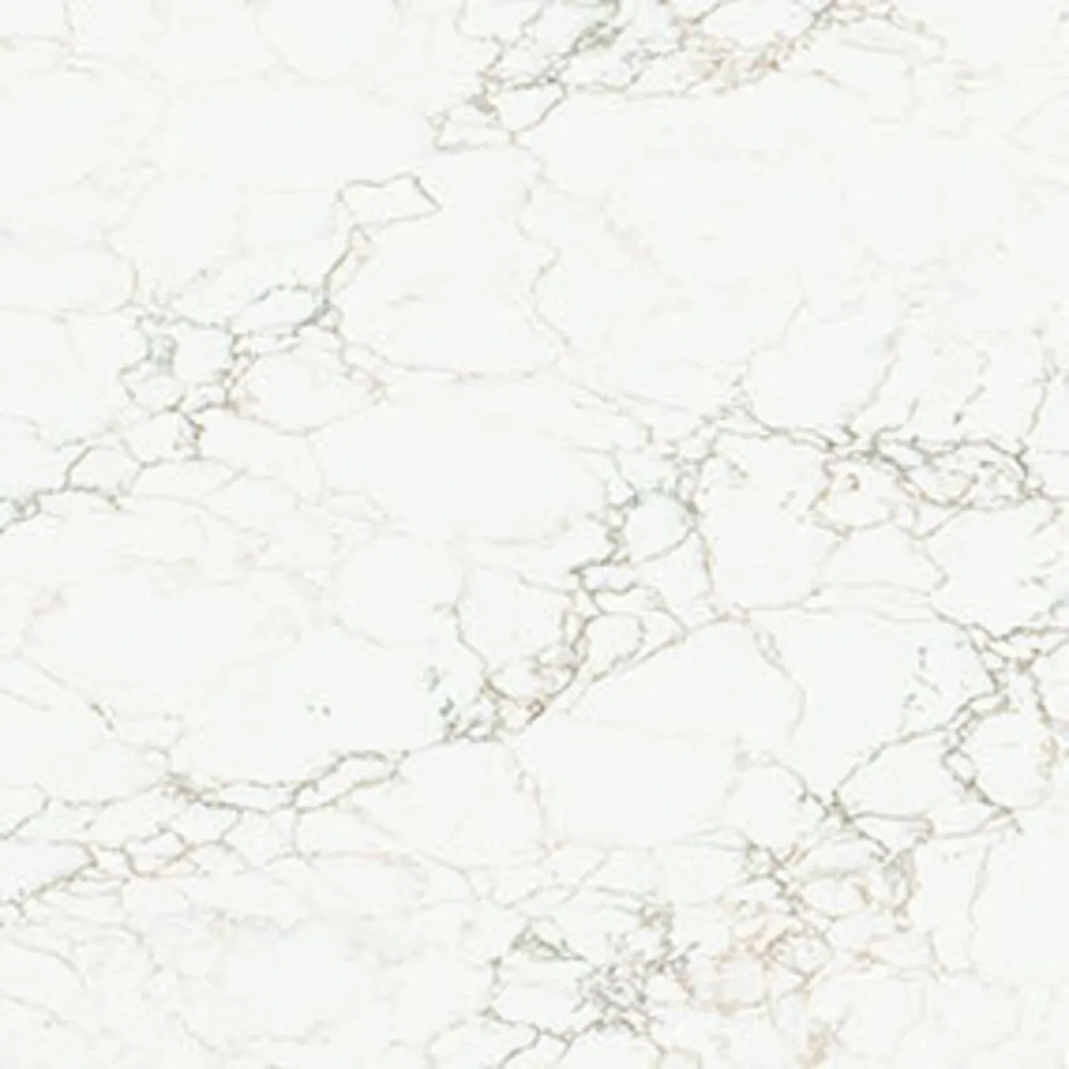 Closeup image of Q Quartz Calacatta Jadira White Quartz countertop slab