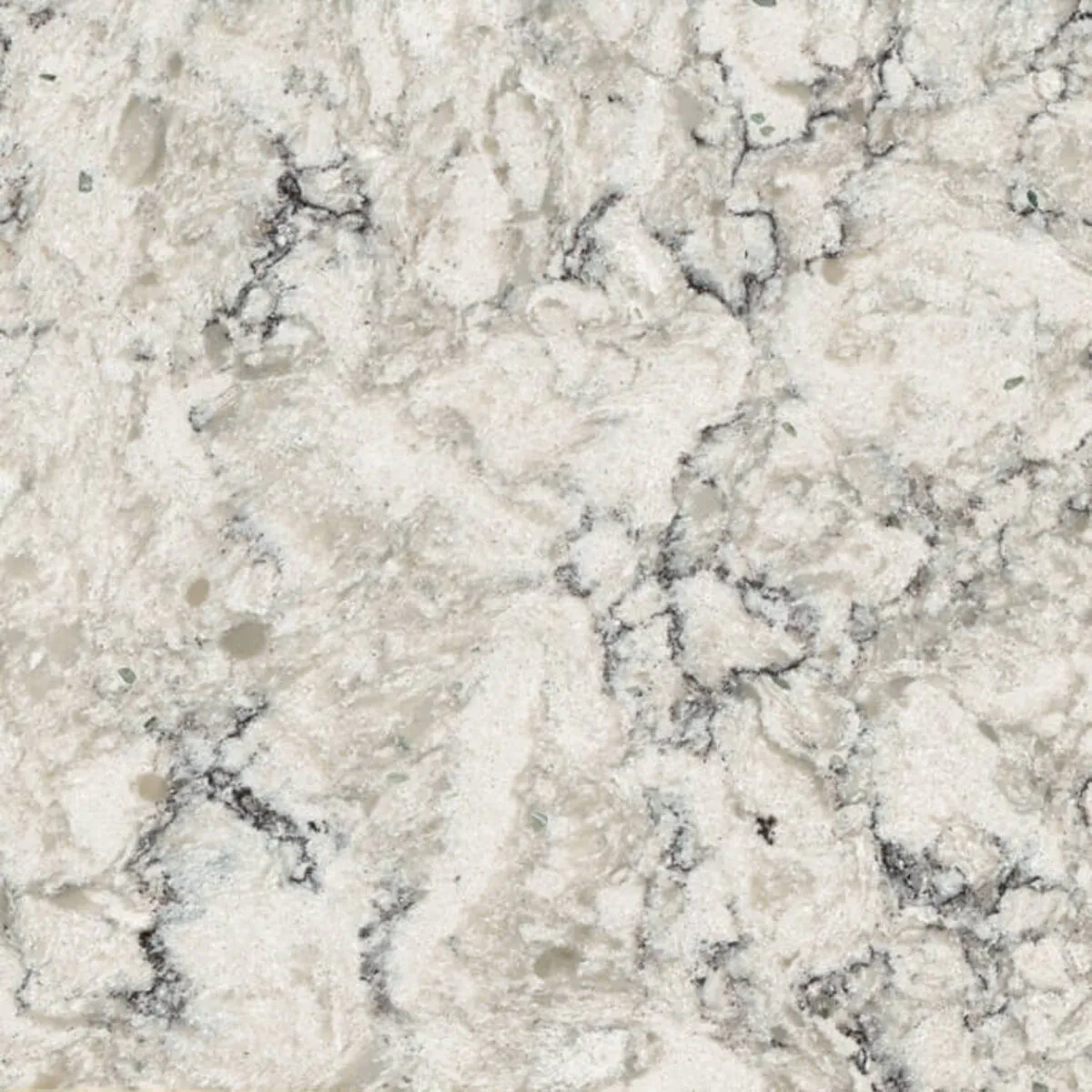Closeup image of Viatera Aria Cream Quartz countertop slab
