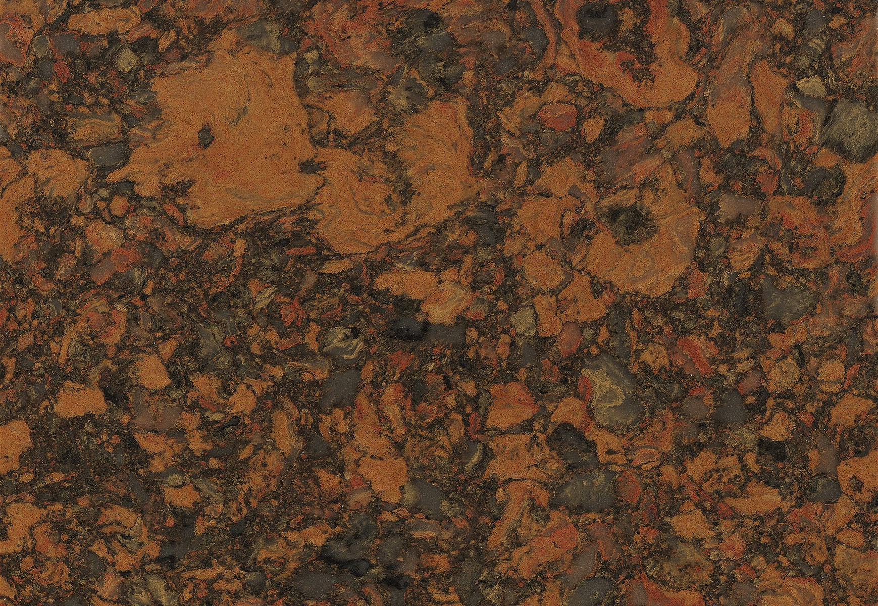 Closeup image of Cambria Aberdeen Quartz countertop slab