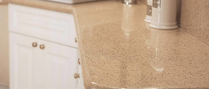 Additional image of Cambria Coswell Cream Quartz countertops