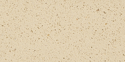 Closeup image of Q Quartz Almond Roca Quartz countertop slab